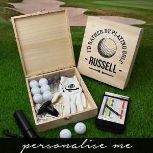 Personalised Golfers Storage Box 