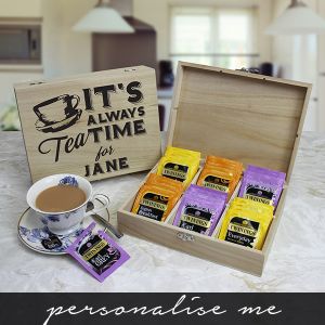 Personalised Tea Chest - British Classics