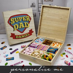 Super Dad - Wooden Sweet Box